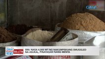 SRA: nasa 4,000 MT ng nakumpiskang smuggled na asukal, pinayagan nang ibenta | GMA Integrated News Bulletin