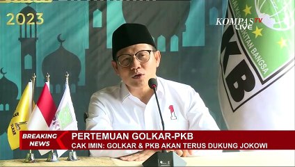 Soal Pertemuan dengan Airlangga, Cak Imin: Golkar dan PKB Sepakat Terus Bersinergi