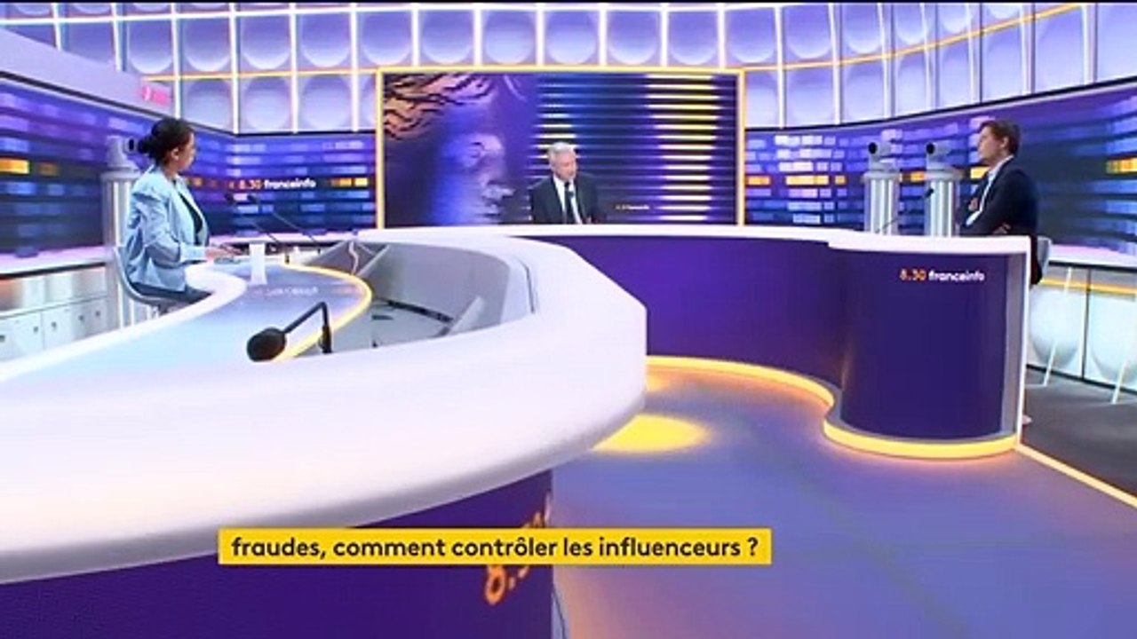 Le ministère de l'Economie va rendre public "dans les prochains jours" les noms des influenceurs "qui n'ont pas respecté les règles", annonce Bruno Le Maire - Regardez