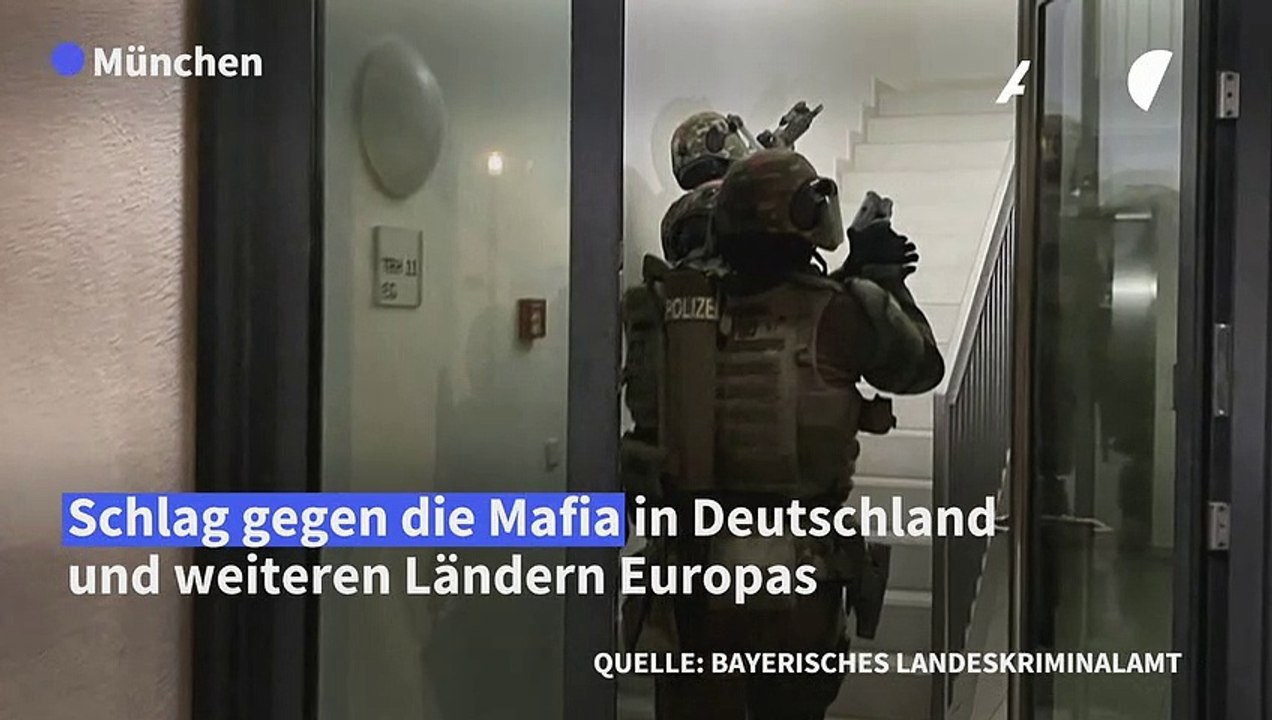 Mehr als 30 Festnahmen bei Großrazzien gegen die Mafia in Deutschland