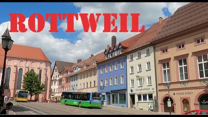 Walking in Rottweil, Germany.