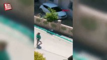 Antalya'da mahallede bıçakla terör estirdi