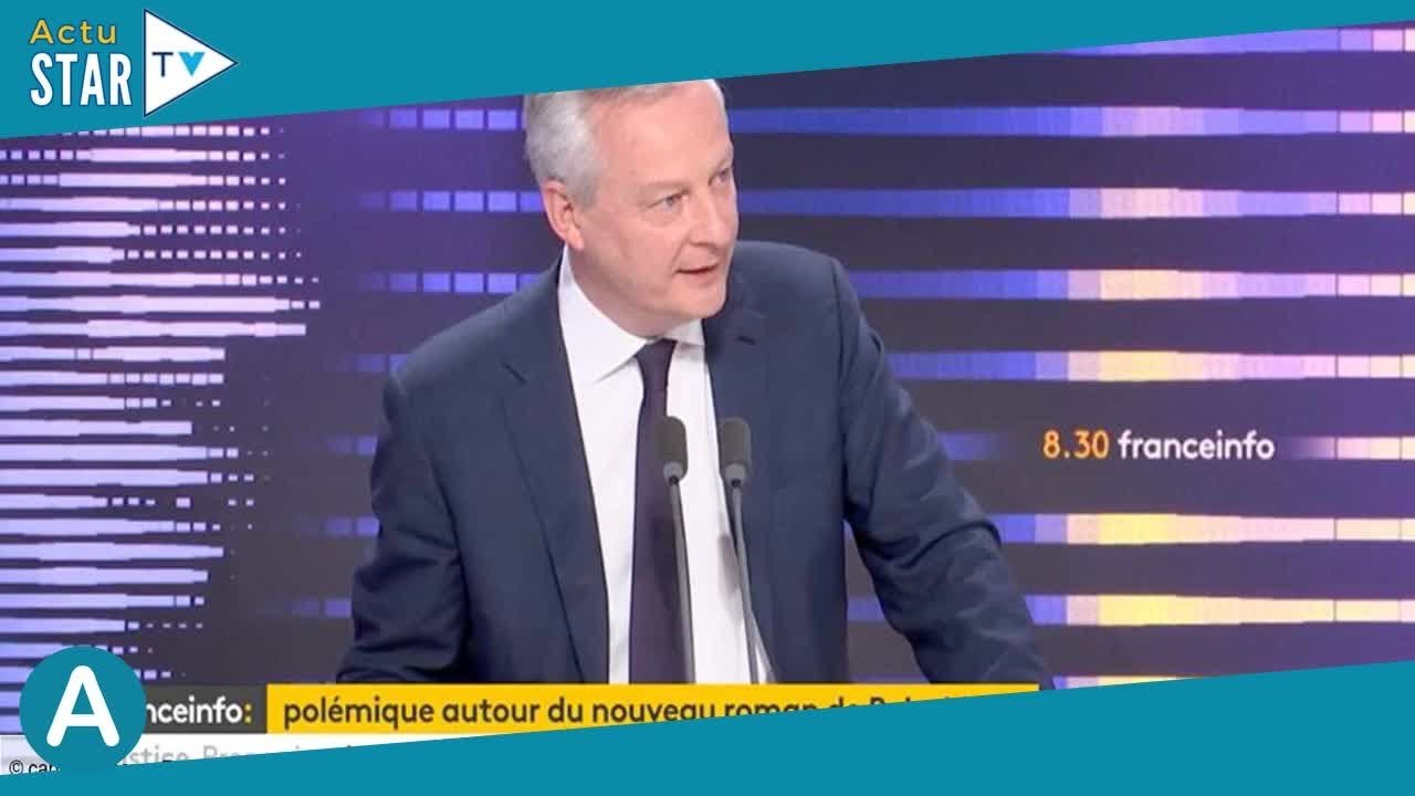 Bruno Le Maire, ses récits érotiques ridiculisés : il met les choses au clair !