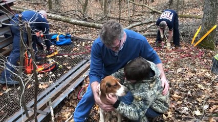Dog Rescued From Mine Reunited With Family After Eleven Days | Wild-ish TV