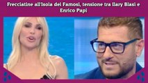 Frecciatine all'Isola dei Famosi, tensione tra Ilary Blasi e Enrico Papi