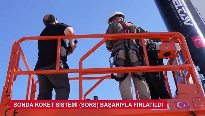 SONDA ROKET SİSTEMİ BAŞARIYLA FIRLATILDI