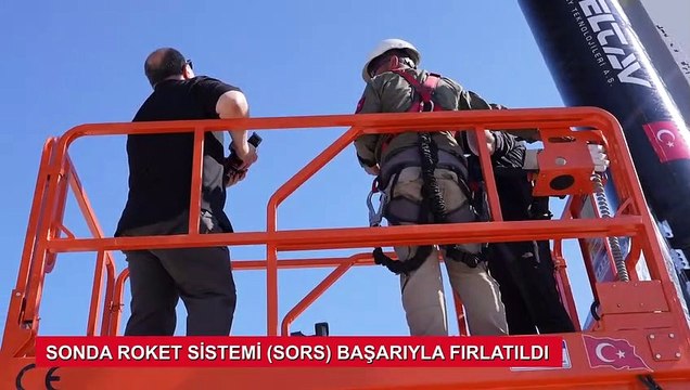 SONDA ROKET SİSTEMİ BAŞARIYLA FIRLATILDI