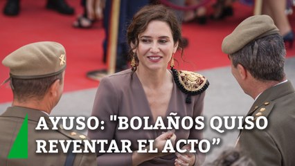 Ayuso acusa a Bolaños de ir a "reventar" el acto de Sol: "Nos exige que tengamos que rendirnos"