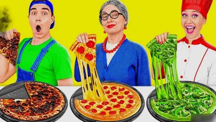 Me vs Grandma Cooking Challenge | Crazy Challenge by TeenChallenge