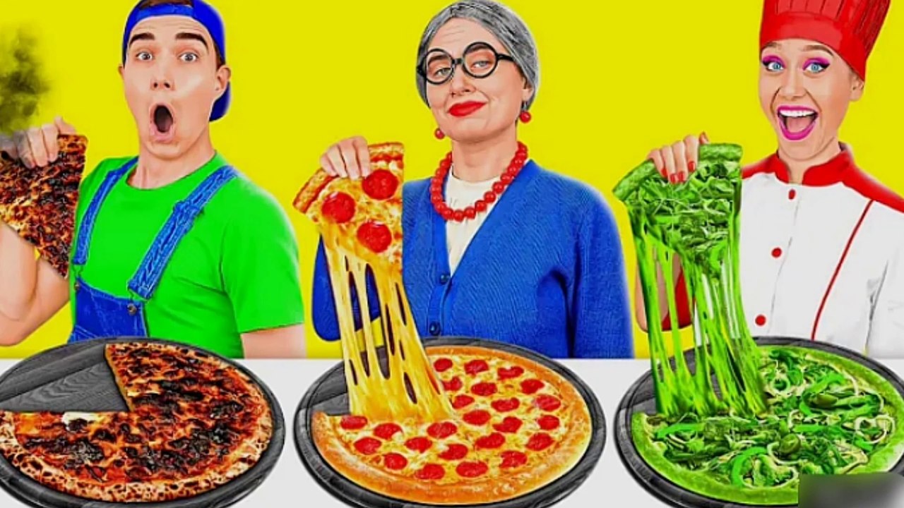 Me vs Grandma Cooking Challenge | Crazy Challenge by TeenChallenge