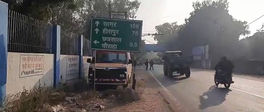 शहर से गुजरा कानपुर सागर नेशनल हाइवे