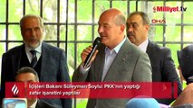 Süleyman Soylu: PKK'nın yaptığı zafer işaretini yaptılar