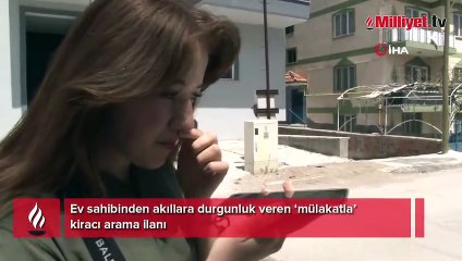 Ev sahibinden akıllara durgunluk veren ‘mülakatla’ kiracı arama ilanı