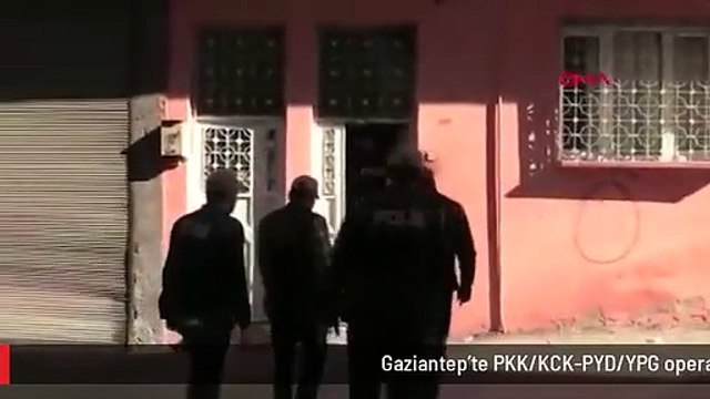 Gaziantep'te PKK/KCK-PYD/YPG operasyonu: 3 şüpheli yakalandı