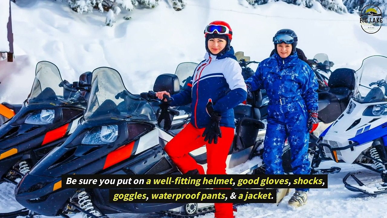 How To Remain Safe While Snowmobiling In Big Lake