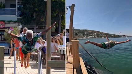 "Vee Fedon denize düştü"; yaz sezonunu resmen açtı