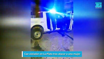 Cae violador en La Plata tras atacar a una mujer