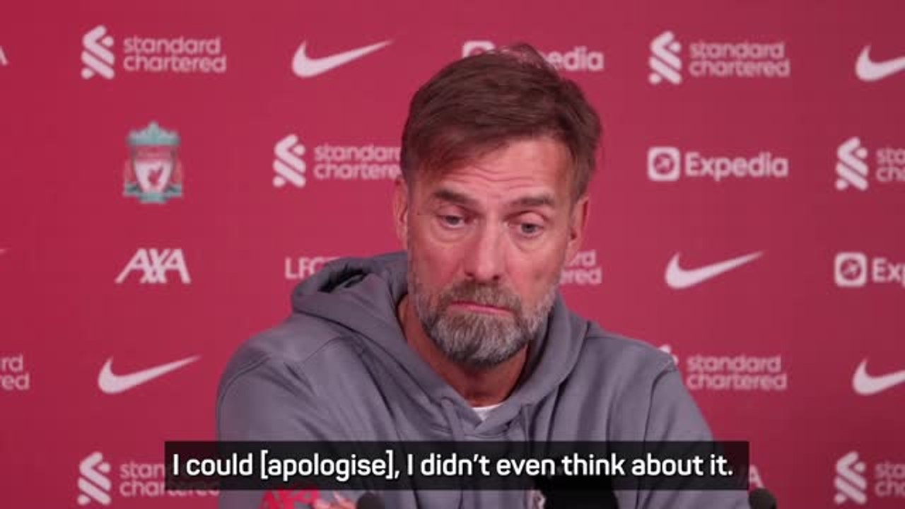 'Was it that bad?' - Klopp considers apology to fourth official