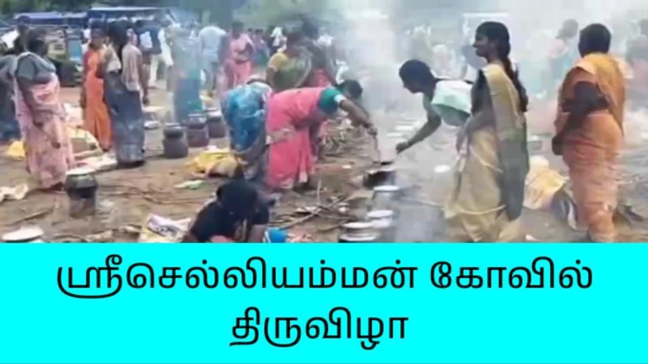 புதுகை: செல்லியம்மன் கோவில் சித்திரை திருவிழா!