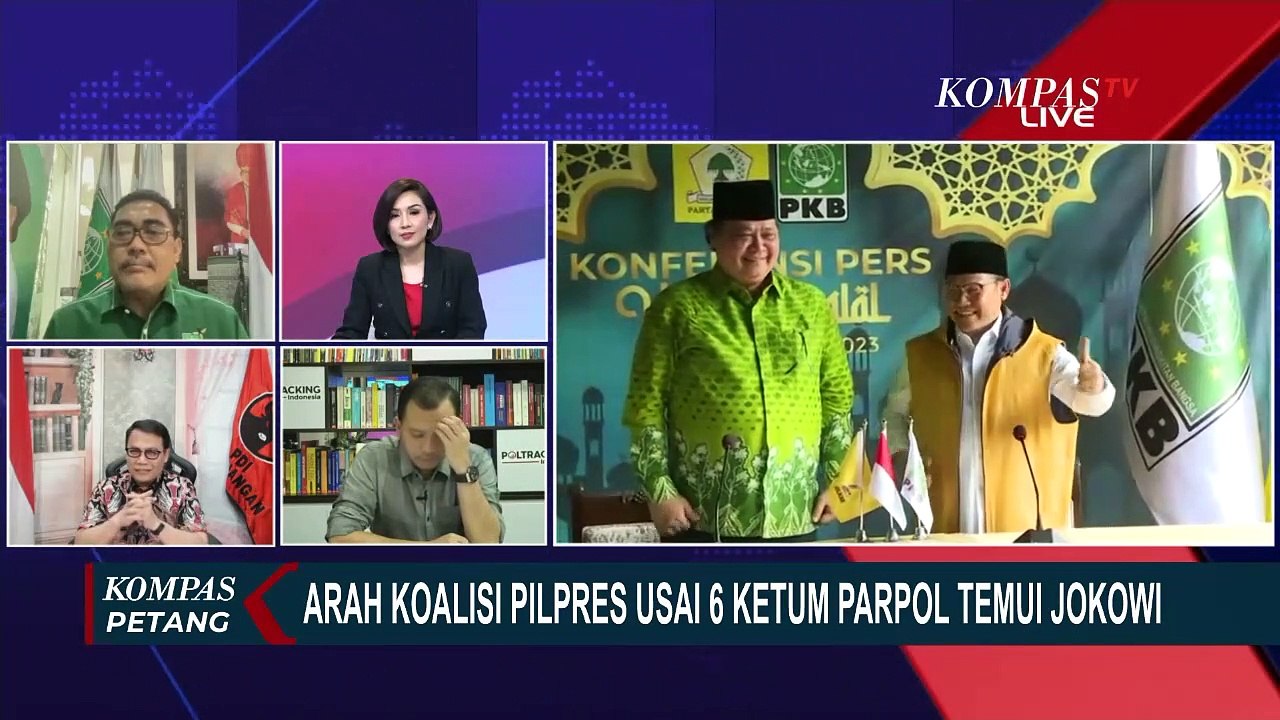 Teka-teki Arah Koalisi Pilpres Usai Pertemuan 6 Ketum Parpol dengan Jokowi!