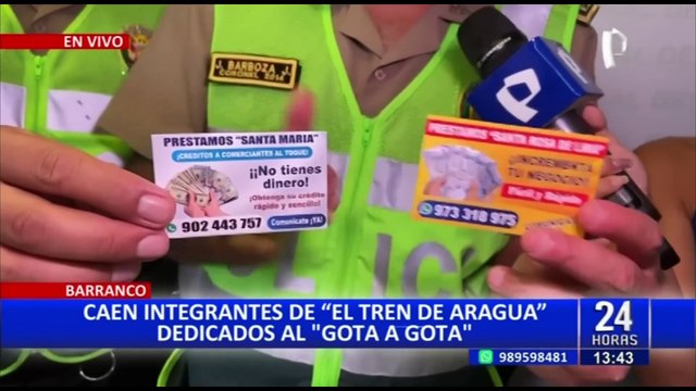 Barranco: Desarticulan banda de extranjeros del Tren de Aragua dedicados al gota a gota