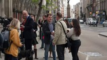 TV star Chris Packham arrives at High court for trial