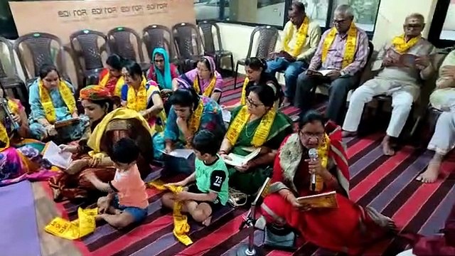 सुंदरकांड पाठ व हनुमान चालीास पाठ का किया गया आयोजन