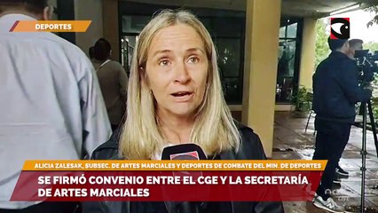 Se firmó convenio entre el CGE y la secretaría de artes marciales