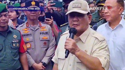 Prabowo Puji Jokowi Soal Anggaran, Saat Serahkan 112 Motor Dinas TNI di Yogyakarta