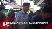 Jawab Ganjar Saat Ditanya Soal Cawapres Usai Sowan Gus Mus di Rembang