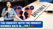 World Divorce Rates: Data Analysts on ranking of countries from highest to lowest | Oneindia News