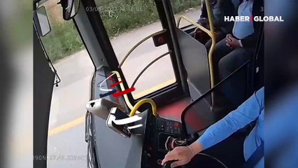 Aksiyon dolu anlar! Aydın'da sürücüsüz hareket eden ticari araca camdan müdahale kamerada