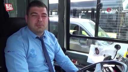 Kahraman şoför kazayı böyle önledi