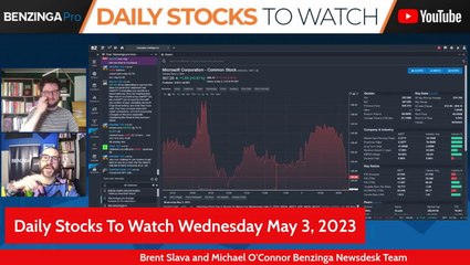 A Very Strong Labor Market - Daily Stocks To Watch May 3 - $NVDA $AMD $MSFT $ADP $IMGN $WOOF $CHWY $AMZN