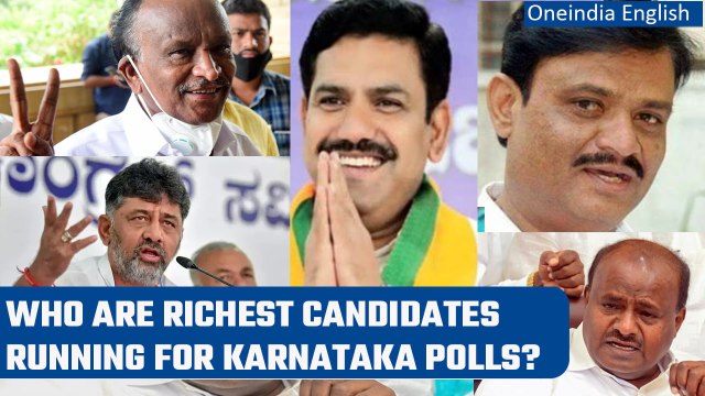 Karnataka Election 2023: Top five richest candidates contesting the polls | Oneindia News