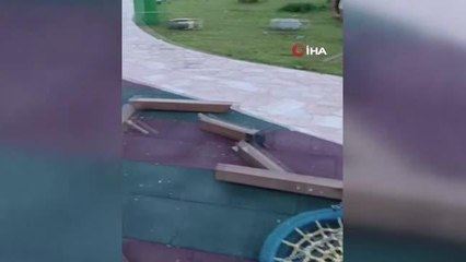 Başkan Şerifoğulları, Geri Dönüşüm Parkı'na zarar verilmesine tepki gösterdi