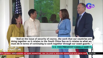 Isyu ng South China Sea, tinalakay nina PBBM at U.S. VP Kamala Harris | SONA