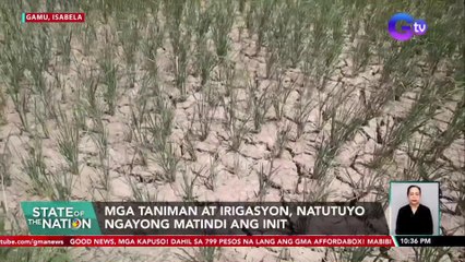 Mga taniman at irigasyon, natutuyo ngayong matindi ang init| SONA