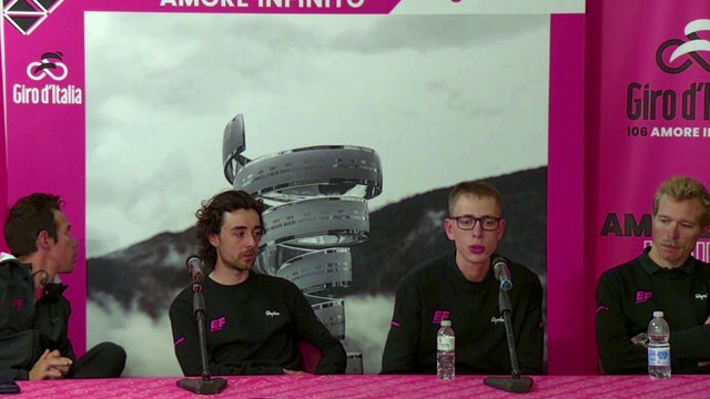 Tour d'Italie 2023 - Hugh Carthy, Rigoberto Uran, Magnus Cort Nielsen : We will do everything to ensure that our EF Education-EasyPost team has a good Giro