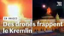 Les images du Kremlin visé par une attaque de drones