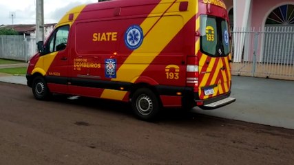 Filha agride o pai com cadeirada e Corpo de Bombeiros é acionado