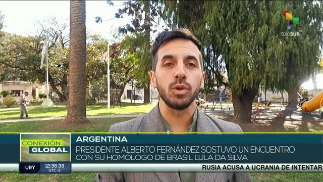 Argentina: Presidente Alberto Fernández sostuvo encuentro con su homólogo de Brasil Lula da Silva