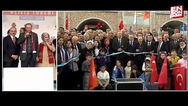 Yeni Zigana Tüneli’nin açılış töreni yapıldı
