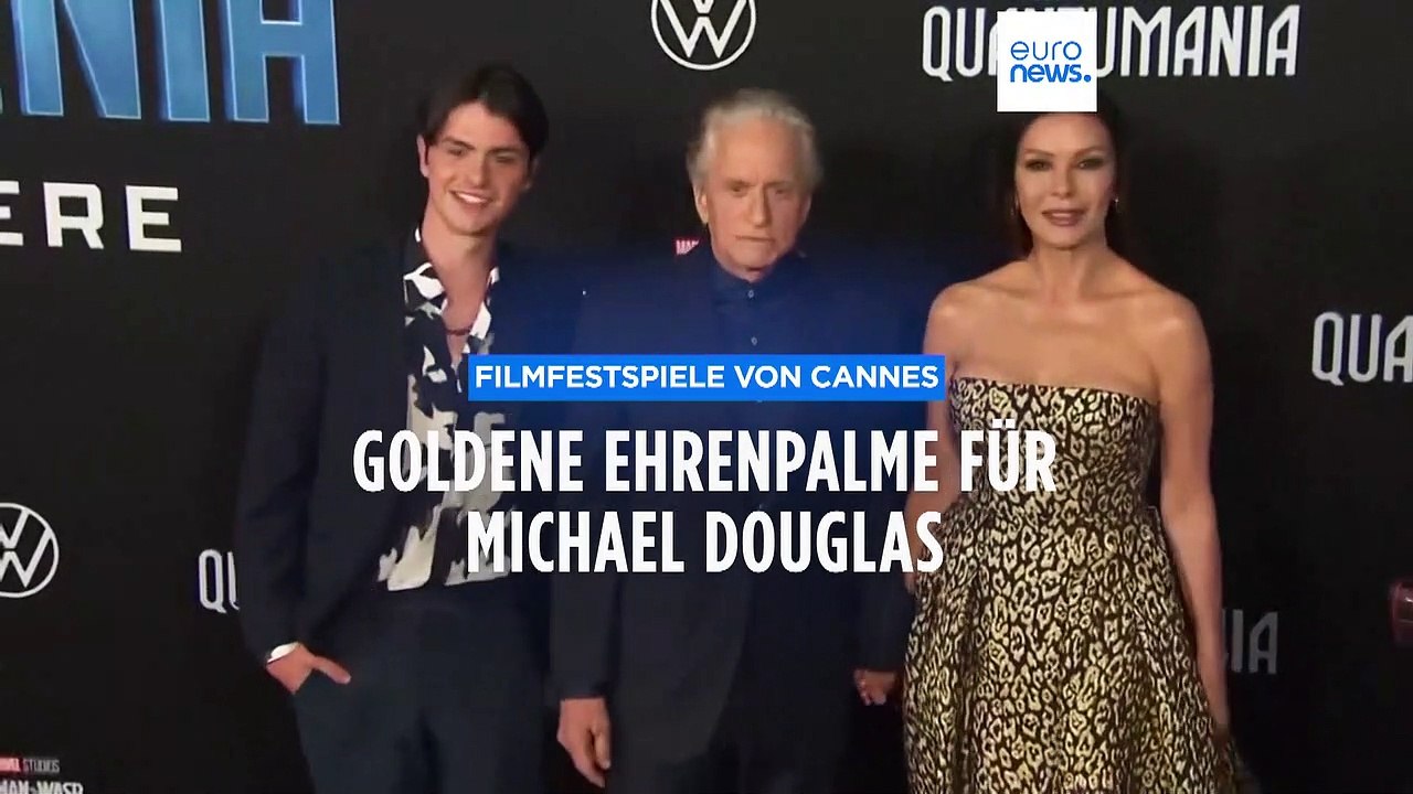Goldene Ehrenpalme für Michael Douglas