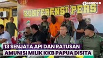 Operasi Damai Cartenz Sita 13 Senjata Api dan Ratusan Amunisi Milik KKB Papua