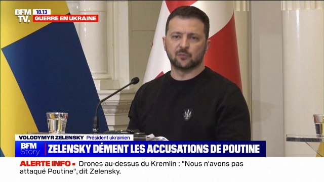 Nous n'avons pas attaqué Poutine : Volodymyr Zelensky dément toute attaque contre le Kremlin