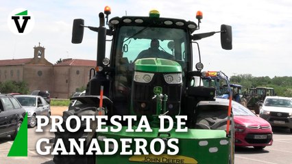 Una protesta de ganaderos colapsa el centro de Salamanca