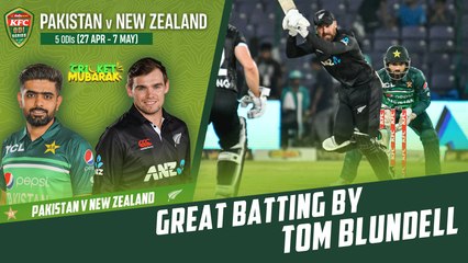 Great Batting By Tom Blundell | Pakistan vs New Zealand | 3rd ODI 2023 | PCB | M2B2T