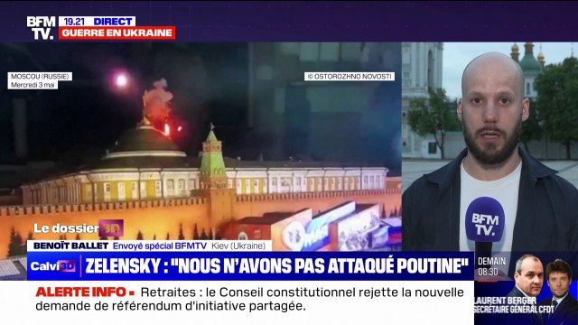 Drones au-dessus du Kremlin: comment les habitants de Kiev accueillent-ils les accusations russes?