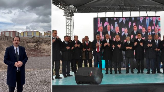 CHP Kars Milletvekili adayı İnan Akgün Alp, seçime 11 gün kala dedi; 2 milyar liralık ihale sözleşmesinin yapıldığı Kars Devlet Hastanesi temelini gösterdi